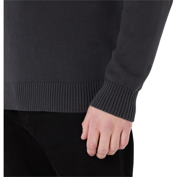 2025 Musto Herre Original 1/4 Lynlås Hals Strik Sweater 85082 - Carbon Marl